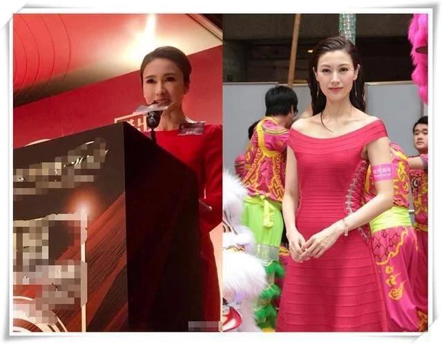 48歲李嘉欣和46歲黎姿同穿紅色連衣裙，網友：沒打針的臉就是抗老  