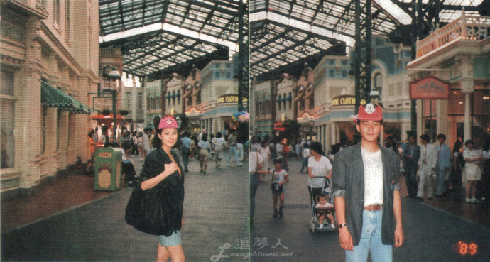 梁朝偉29年前「迪士尼熱擁照」外流, 瞬間了解為什麼30年來獨愛劉嘉玲一個！網民: 這才是愛情真正的樣子❤