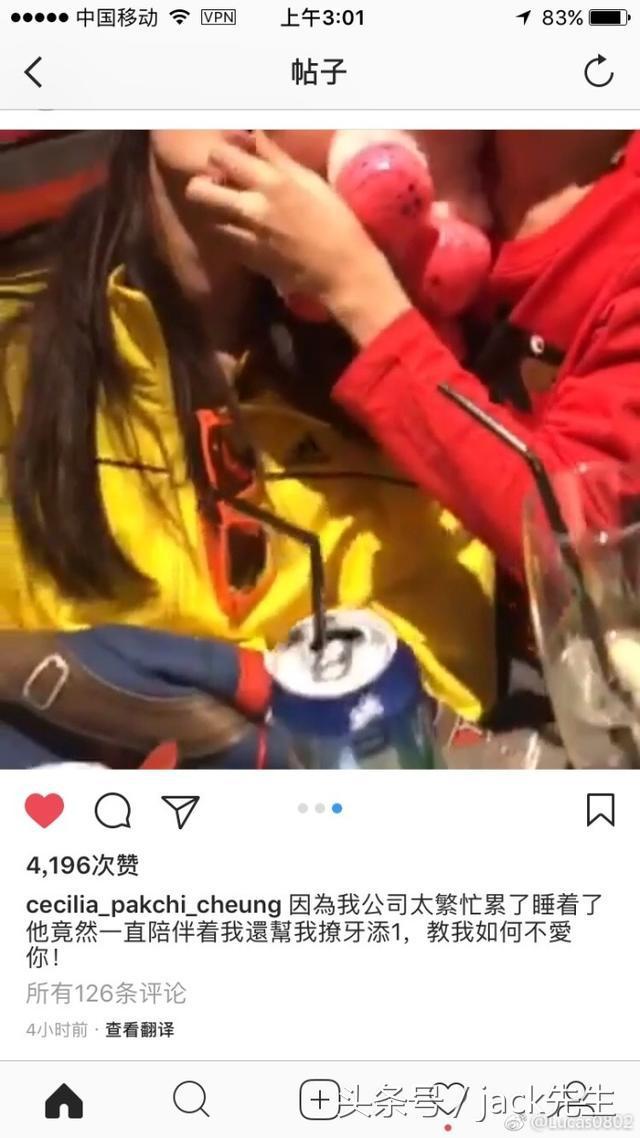 離異後的張柏芝因工作太累吃飯睡著，兒子照顧暖心，看哭網友們