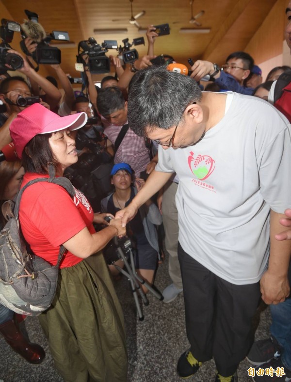 男女柯P見面 蔣月惠對柯文哲「覺得很失望」 