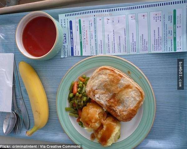 世界各地醫院的食物到底是什麼樣？看完後你也許會考慮住進醫院。