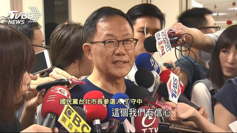 　柯文哲支持度贏丁守中10%