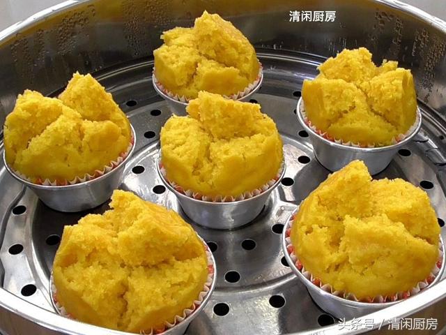 胡蘿蔔發糕的做法，天然金橙色的發糕，製作簡單，一學就會