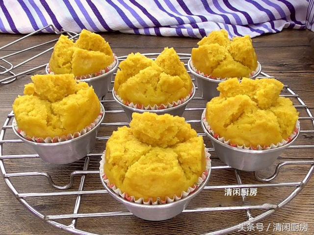 胡蘿蔔發糕的做法，天然金橙色的發糕，製作簡單，一學就會