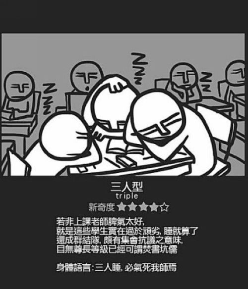 學生銷魂睡姿13式！最後一個根本「終極睡神」.... 