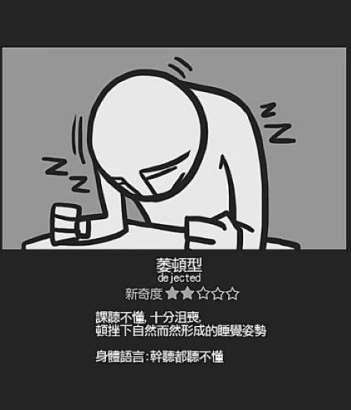 學生銷魂睡姿13式！最後一個根本「終極睡神」.... 