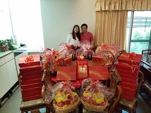 下月即將迎娶「銀行之花」！53歲TVB老戲骨派頭十足過大禮~~~