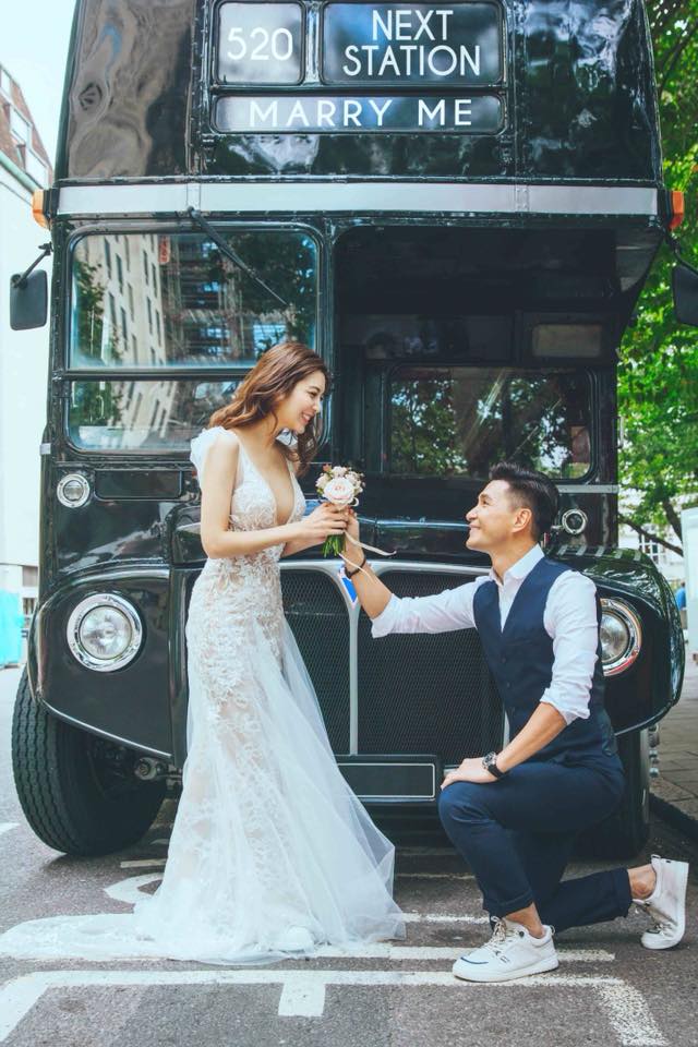 【又喜訊！】TVB又一視帝宣布結婚：「是時候用最大努力建立美滿的家~」10張婚紗照超唯美！準新娘每一張笑得好開懷！