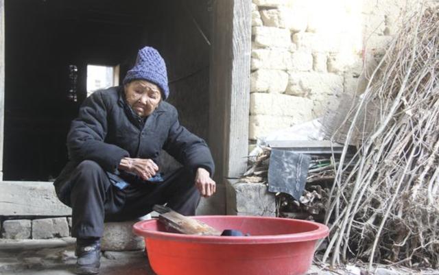 進城給孫子送臍橙，兒媳給半袋核桃和舊衣服，到家一看我老淚縱橫