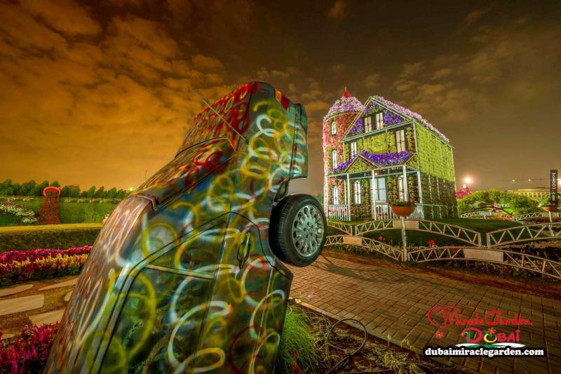 全球最大的自然花園 － 杜拜奇蹟花園（Dubai Miracle Garden）