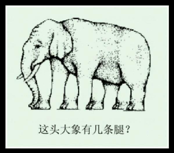 心理測試：你一眼看幾條腿？測試你是發達左腦還是右腦發達！ 