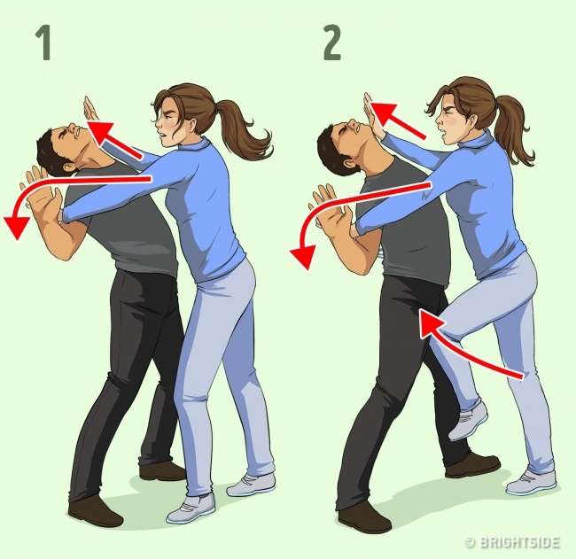 一定要下毒手！　7個讓弱女子可以打敗彪形大漢的「簡易防身術」　頭部就是妳超強的武器
