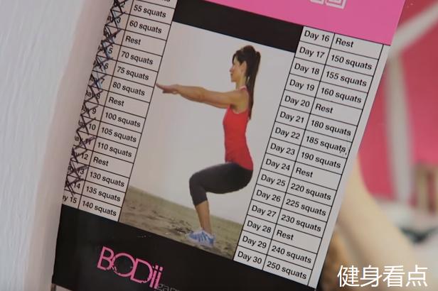 女子跟著健身計劃練深蹲，持續30天後有何改變？可能不如你所願