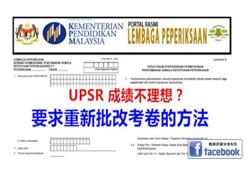 UPSR成績上訴重改的方法   