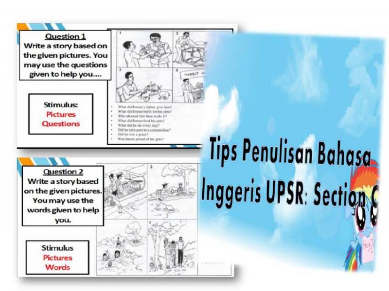 UPSR英文試卷二小貼士 Tips Penulisan Bahasa Inggeris UPSR Section C