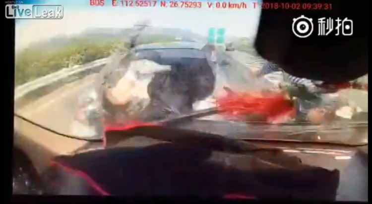 高速公路車禍不要停！ 6人全下車了… 慘被「2度車禍」 網友全嚇傻(圖+影)