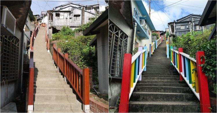 金瓜石老街被毀了？這張彩虹欄杆照爆論戰...網狂酸「中華民國美學」：學一下京都不好嗎