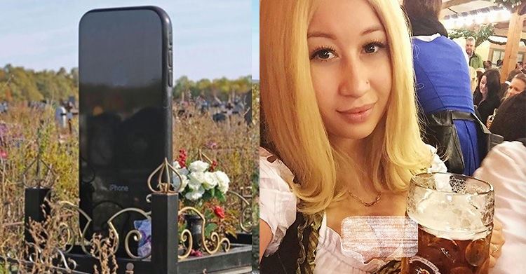 死忠果粉生前交代「我要最大支iPhone」少女車禍去世！富爸砸錢打造特製墓碑成景點(影