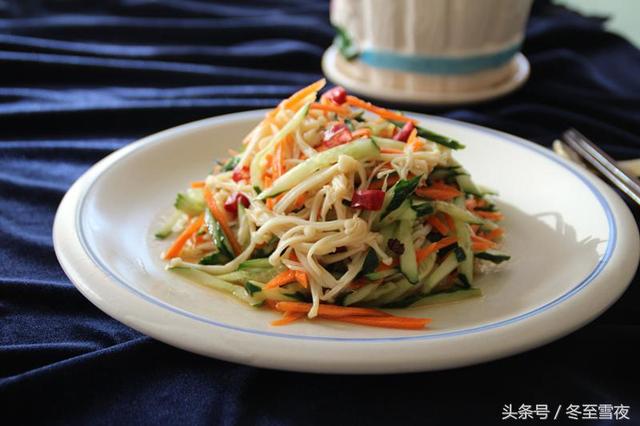 分享金針菇最過癮的5種吃法，簡單又美味，做給家人吃！
