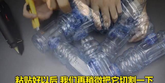 5個寶特瓶這樣黏，擺在客廳里~客人看到都想要！