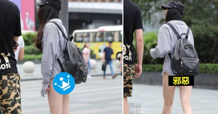 街拍妹太狂！他問「這種短褲你會買嗎」 網友只看到邪惡晃啊晃…驚：乾脆別穿