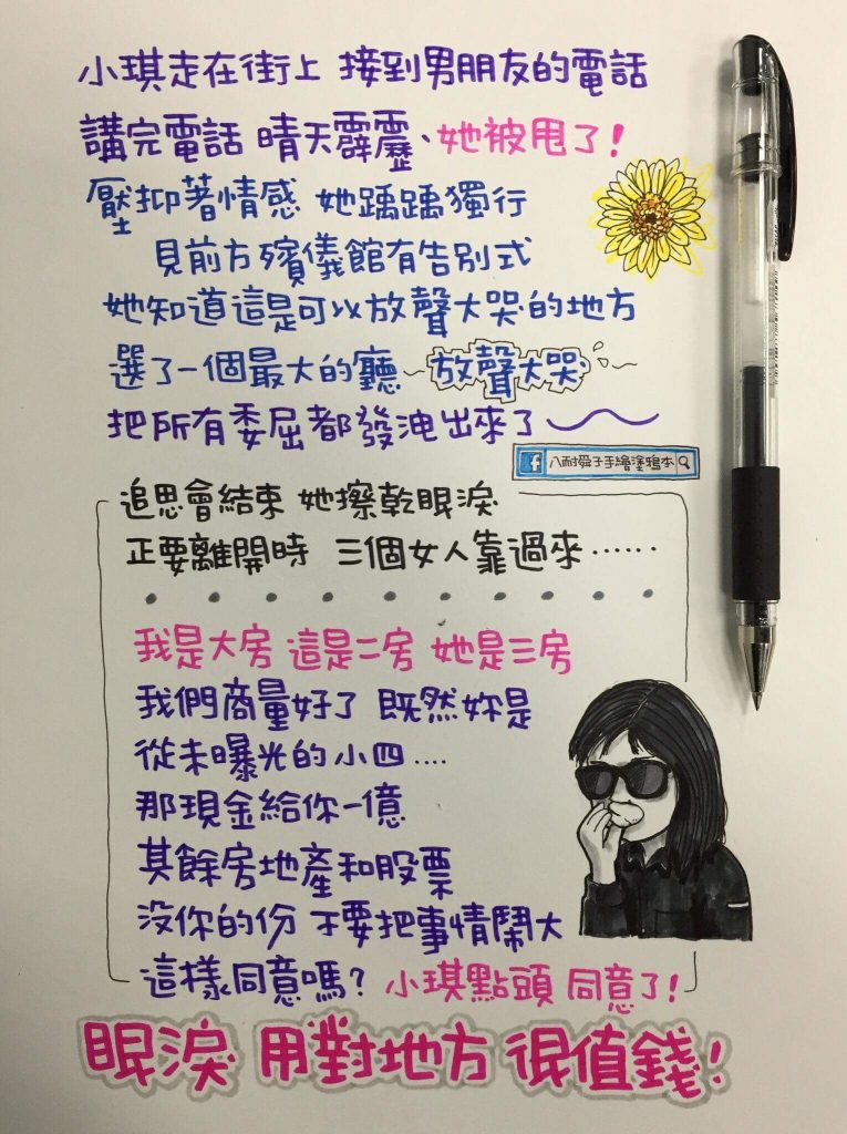 Line 社 群 網 路 瘋 傳「手 繪 笑 話」！看完真的笑到肚子痛！