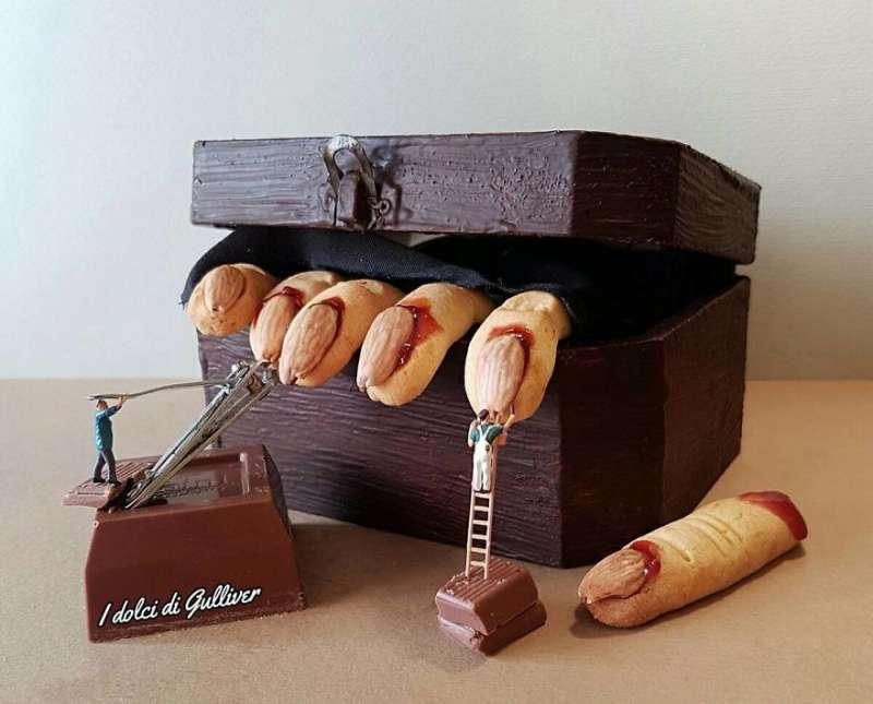 35個讓人捨不得吃的甜點藝術作品　食物竟然可以這樣玩