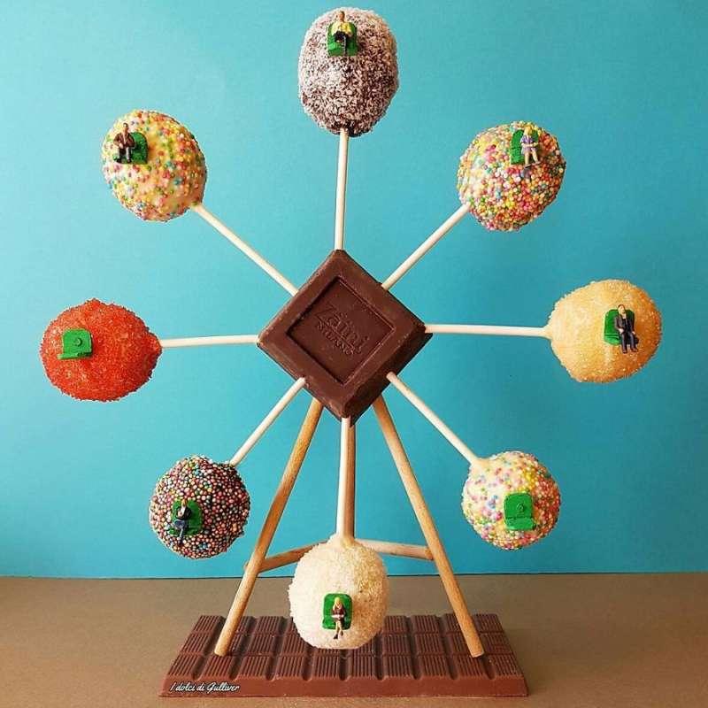 35個讓人捨不得吃的甜點藝術作品　食物竟然可以這樣玩