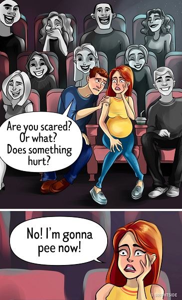 這14個插畫顯示出孕婦的生活真的不易啊！