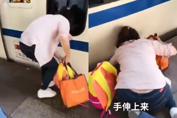 粗心媽只顧低頭滑手機　回神才驚覺女兒跌進縫隙