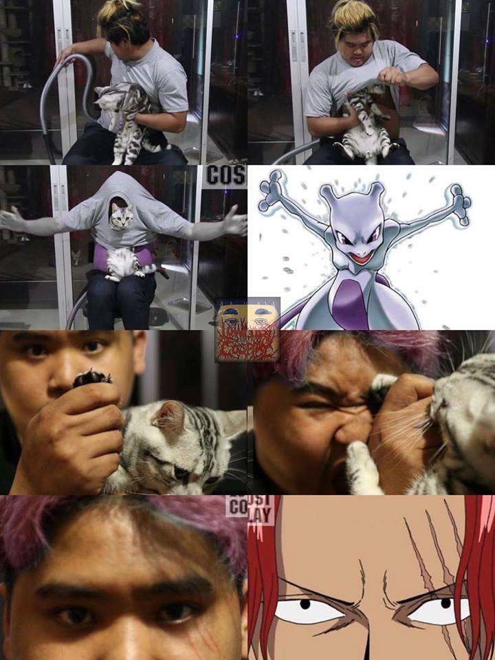 用海苔一秒變「猛毒」　低成本Cosplay之神又再讓大家跪了