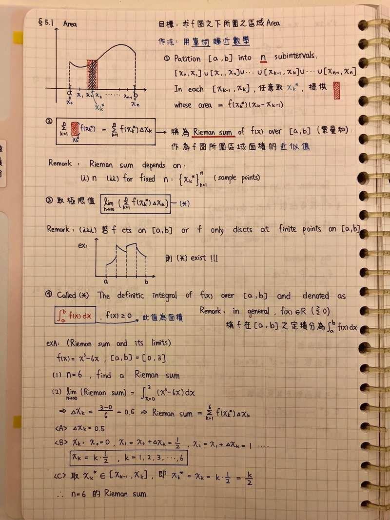功德無量的「微積分筆記」　交大生寫得超工整：小時後學過書法