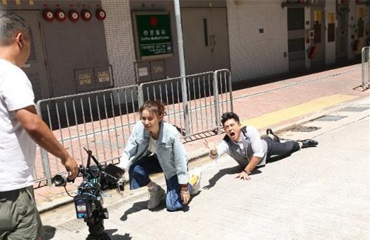 休息一年重新上位，TVB花旦拍最新港劇，34°高溫拍奔跑戲！