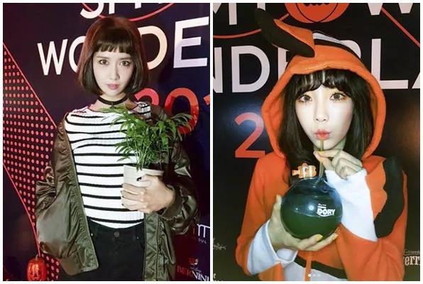 SM家族萬聖節派對：燦烈花30萬買鋼鐵俠，允兒短髮扮演瑪蒂爾達！