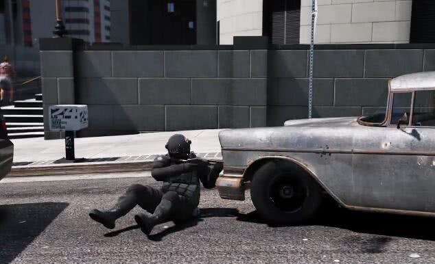 《GTA5》特警執法後，開車去了哪裡？看完後整個人都不好了！
