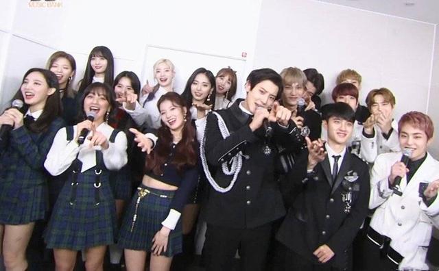 韓網熱議！每次看到「TWICE」和「EXO」同框都覺得神奇！