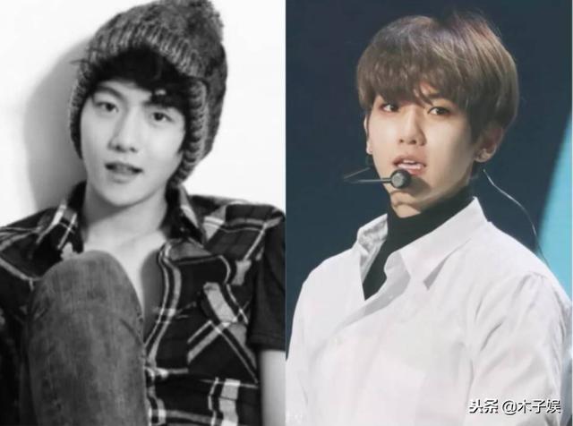EXO十二位今昔對比照：吳亦凡胖了，鹿晗洋氣了，燦烈更年輕了