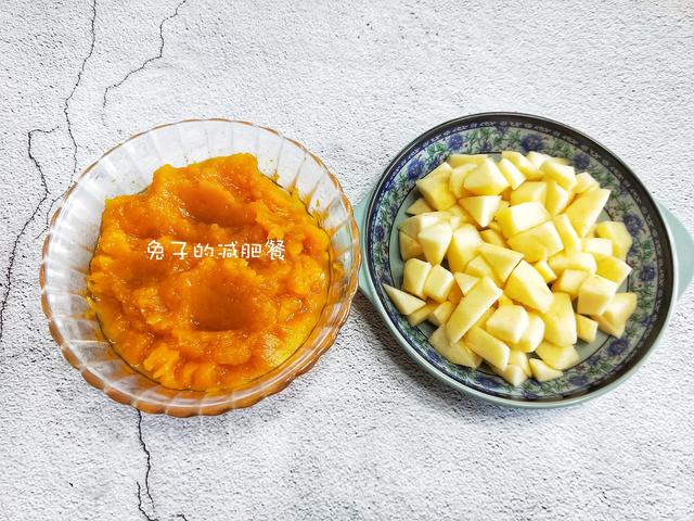 南瓜和蘋果做的早餐，營養簡單，太好喝了，孩子特喜歡，收藏試下