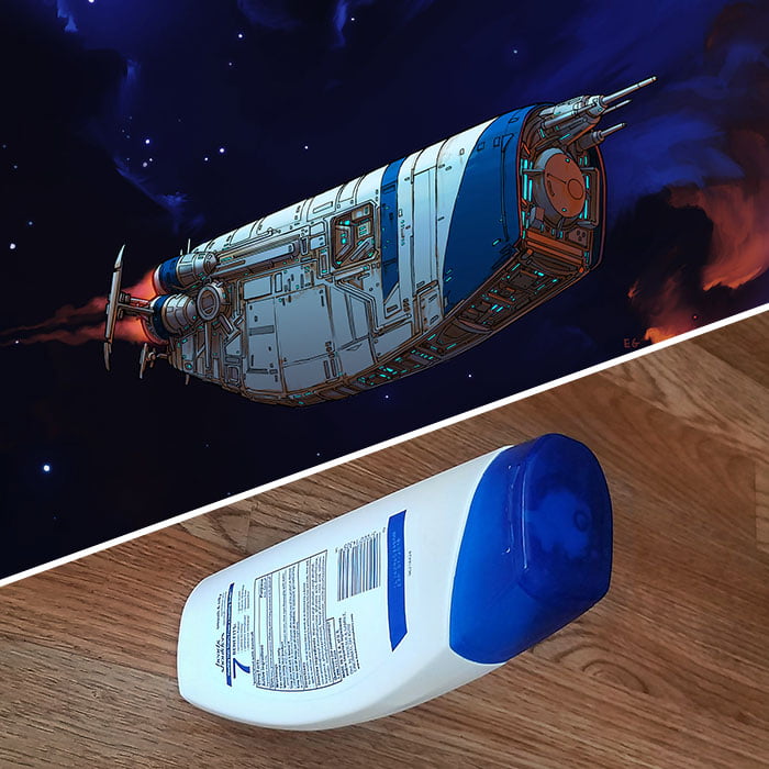 不起眼的生活物品通通變「宇宙飛船」　神人設計師的幻想作品帥斃了