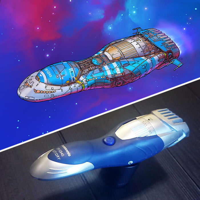 不起眼的生活物品通通變「宇宙飛船」　神人設計師的幻想作品帥斃了