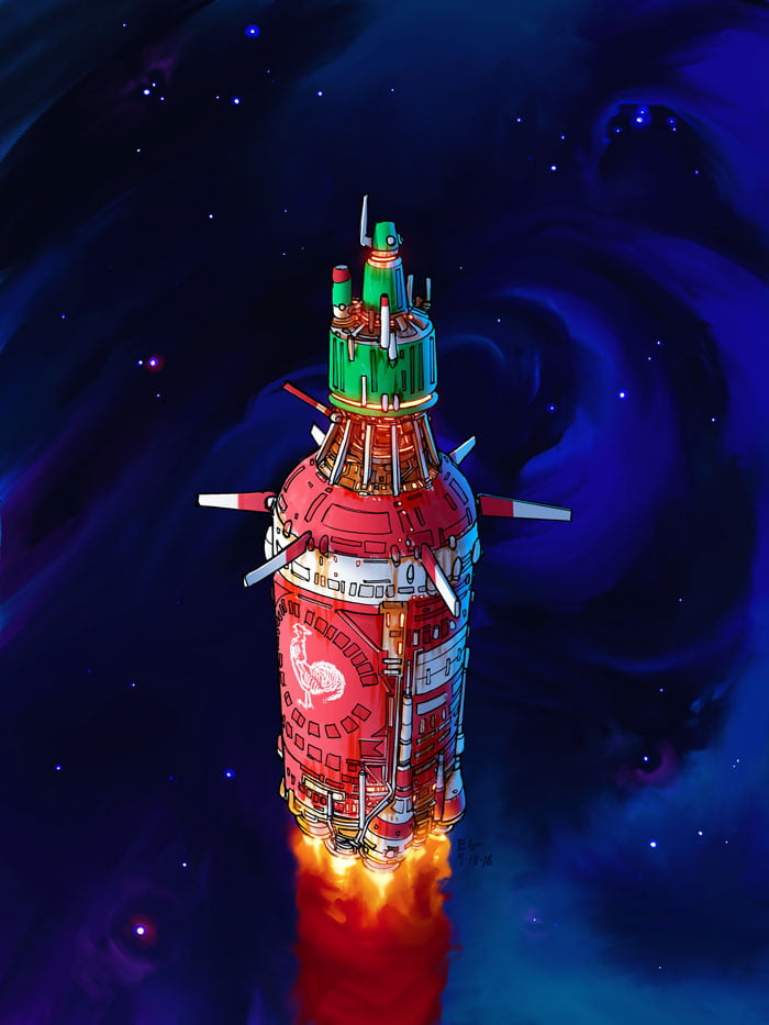 不起眼的生活物品通通變「宇宙飛船」　神人設計師的幻想作品帥斃了