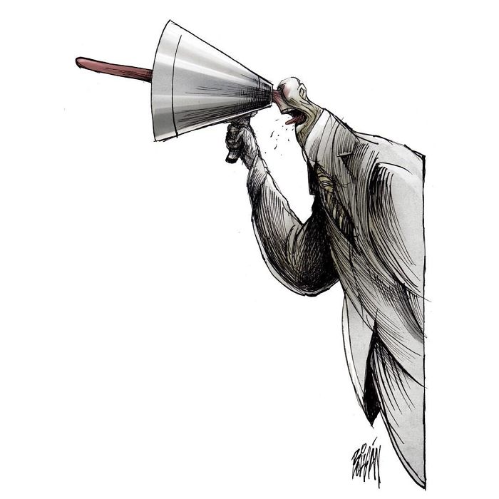 20張「諷刺各種社會問題」的寫實插畫,令人深思...