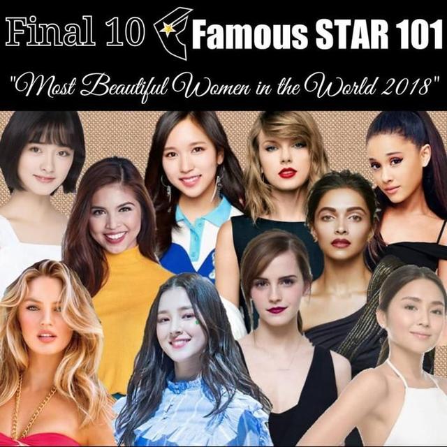 2018全球最美女星TOP10榜單揭曉，來看看你的女神有沒有上榜