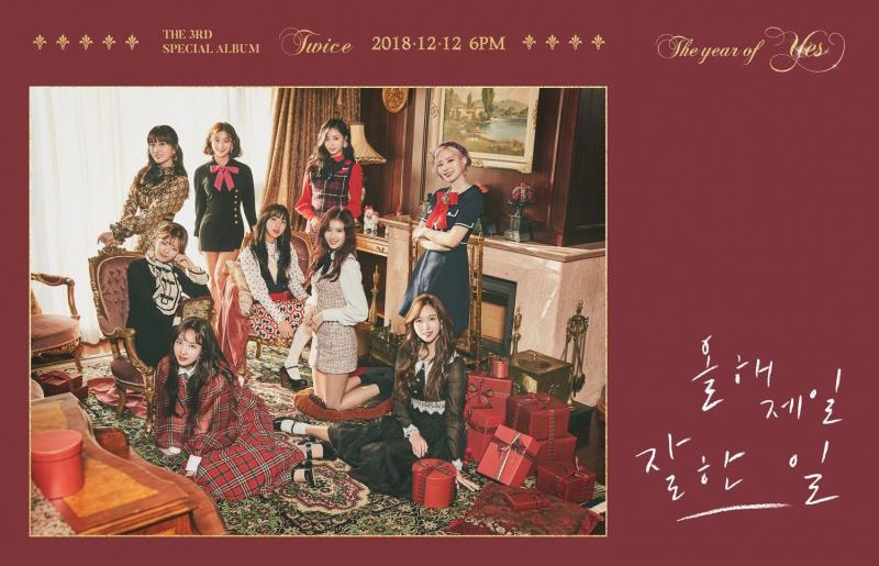 [TWICE][分享]181203 《The year of "Yes"》歌單&配置公開！主打曲由樸振英參與製作