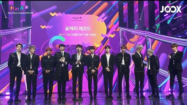 「MMA2018」Wanna One首奪年度唱片獎：感謝Wannable實現夢想
