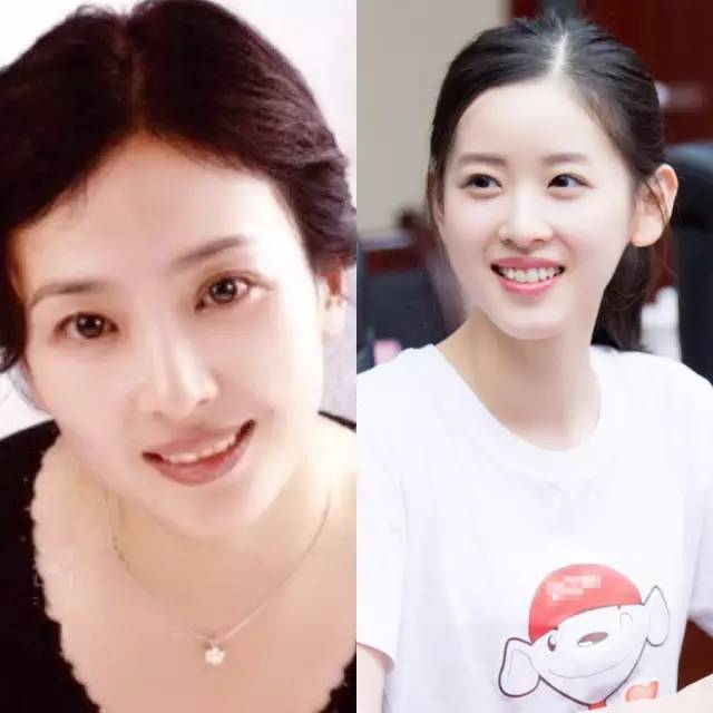 劉亦菲59歲媽媽近照曝光，竟然撞臉奶茶妹妹，被讚美過女兒劉亦菲！