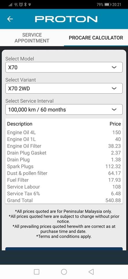 PROTON X70 七年的保養費價錢表曝光！要買的人最好先看！網友被嚇到！