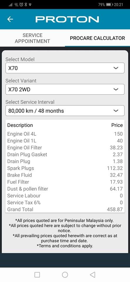 PROTON X70 七年的保養費價錢表曝光！要買的人最好先看！網友被嚇到！