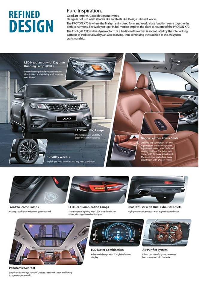 PROTON X70 發布前夕售價曝光！顧客銀行貸款文件也曝光售價！入門級車款價錢比之前預計更便宜！