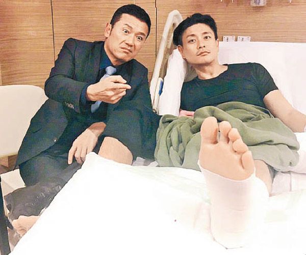 拍劇腳掌骨折　黃宗澤急動手術